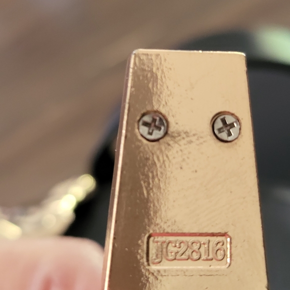 Versace Palazzo Yellow Gold Plated Medusa Plaque Mens Black Calfskin Leather Stu - Picture 5 of 8